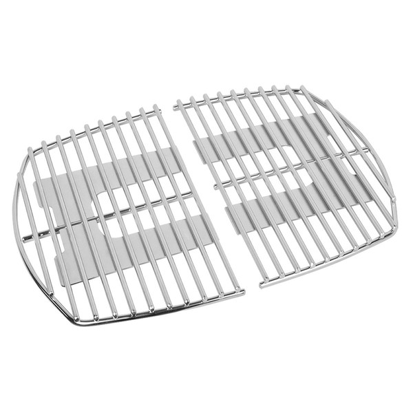Stanbroil Stainless Steel Grill Cooking Grates for Weber Q1000 Series, Q1200, Q1400 Gas Grill, Replacement for Weber 7644 - Set of 2