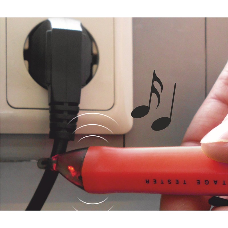 Connex COXB370260 Phasing Tester Contactless, Yellow/Red, One Size