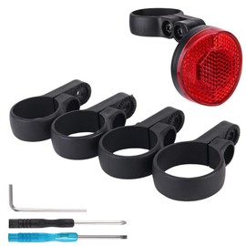 ideamall Bicycle Reflector Anti-Theft Tag GPS Holder Anti-Theft Case Bicycle Stealth (Black)