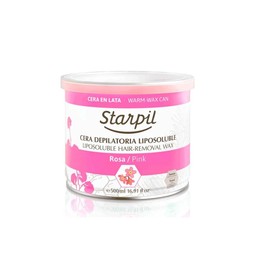 Creamy Pink Soft Starpil Hair Removal Strip Wax Tin 500 ml