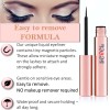 SEVEL Magnetic Eyeliners and Eyelashes, 5 Pairs Natural and Reusable