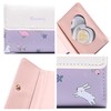 AOVINBID Small Womens Wallet, Cute Bunny Trifold Fashion Girls Wallet