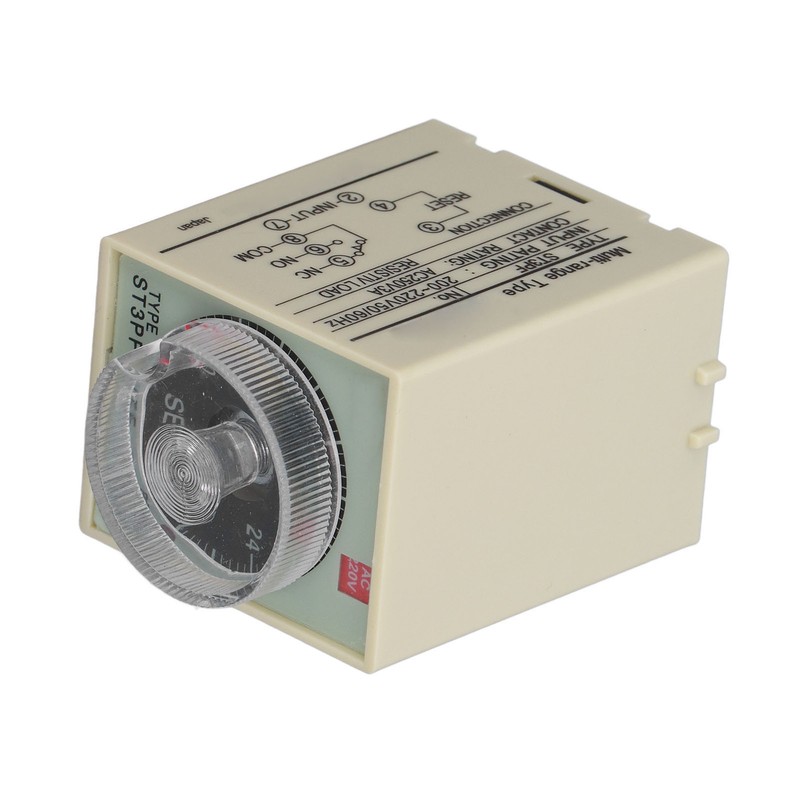 Time Delay Relay Long Lasting Fine Workmanship Small Volume ABS