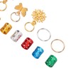 Dreadlocks Jewelry Hair Braiding Beads Alloy Dreadlocks Cuff Ring Hair