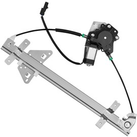 XIMAKA Rear Passenger Side Power Window Regulator with Motor (2 Pins) Fit for 2000-2004 Dodge Dakota (Crew Cab Only Cable Operated), 1998-2003 Durango, 741-599
