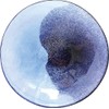 World Create Sky Irodori Serving Plate, Azure, Size: Approx. φ0.6