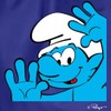 Spreadshirt The Smurfs Gift Jokey Smurf Drawstring Bag, One Size,