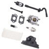 Carburetor Kit Strong Sparking Plug Air Filter Fuel Line Strainer