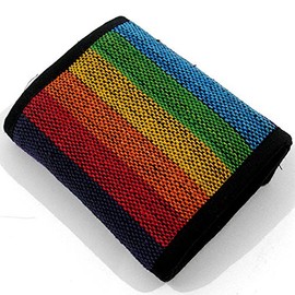 Rainbow Hippy Wallet | Boho Rainbow Festival Purse | Hippy Rainbow Purse