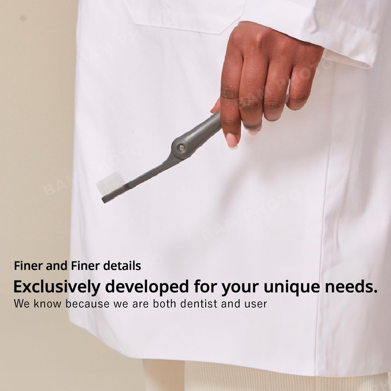 ＭINIBOX Minibox Replaceable Foldable Compact Toothbrush Kit Built with Case,