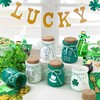 6 Pcs St. Patrick's Day Decorations Mason Jars, Saint Patricks