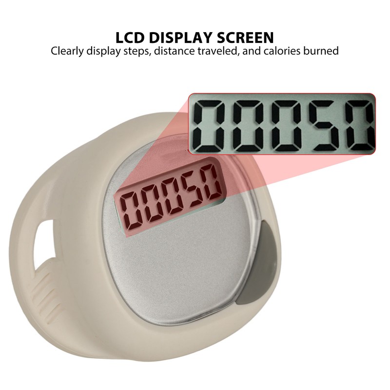 Electronic Step Counter with LCD Screen 75MAH High Accuracy Step