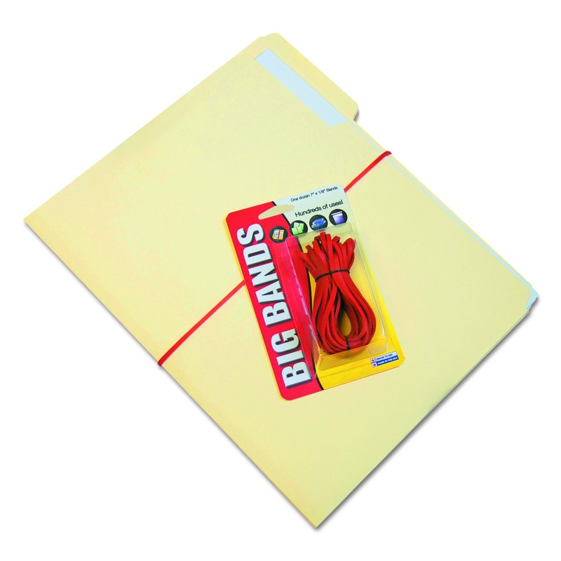 Alliance Rubber Big Rubber Bands 12 Pack 7-Inch X 1/8-Inch