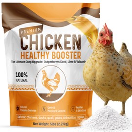 Spanielbuns Chicken Dust Bath Sand Mix – Natural Poultry Dust for Feather & Skin Care | Diatomaceous Earth Blend | Coop Cleaner & Odor Control | Safe for Chickens, Ducks, Chinchillas-5 lbs