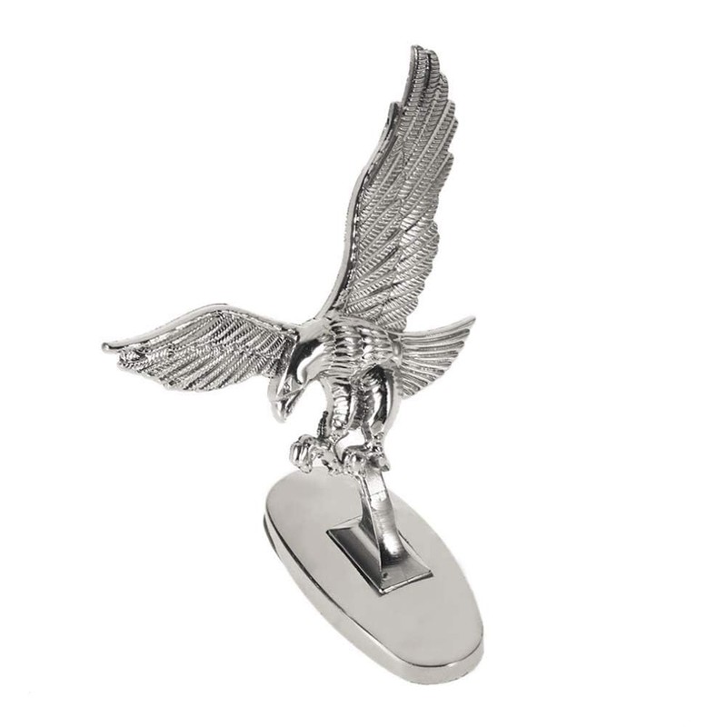 shenruifa 3D Emblem Car Front Hood Ornament Cover Chrome Eagle