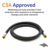 Flame King Thermo Rubber RV Slide Out Hose Assembly, 60