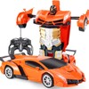 Transforming RC Car with Remote Control, 360° Rotation Light Music