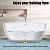 Freestanding Tub Drain, Pop Up Freestanding Bathtub Drain, Removable Filter