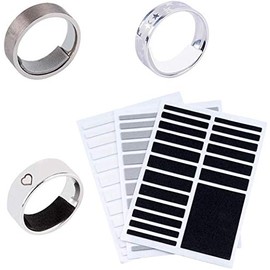 URlighting Invisible Ring Size Adjuster 3 Sheets for Loose Rings - Loose Ring Size Adjuster, Jewelry Guard, Tightener,Spacer, Sizer, Fitter for Fixing Wide Rings, Multi-Size Ring Resizer, 54 Pcs+3 DIY Zone
