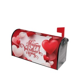 Dujiea Romantic Valentines Day Mailbox Cover Mailbox Wraps, Waterproof Mailbox Covers Magnetic Post Box Cover Large Size 25.5"(L) x 21"(W) Garden Yard Outside Farmhouse Home Decor