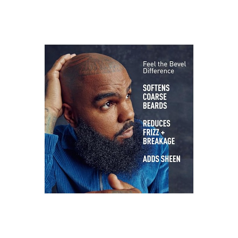 Bevel Mens Beard Grooming Kit - Includes Beard Conditioner, Beard