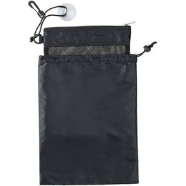 Bolsa de Ducha Portátil de Malla con Ventosa y Cremallera para Gimnasio y Viajes