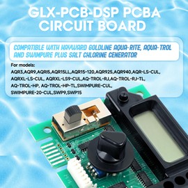 GLX-PCB-DSP Display Printed Circuit Board Compatible with Hayward Goldline Aqua-Rite and Aqua-Trol Salt Chlorine Generators