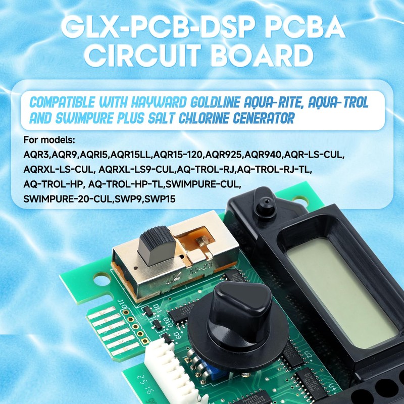 GLX-PCB-DSP Display Printed Circuit Board Compatible with Hayward Goldline Aqua-Rite