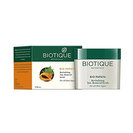 Biotique Bio Papaya Revitalizing Tan-Removal Scrub For All Skin Types 75gm