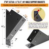 Wocepu 4pack 2x4 (Actual 1.5''x3.5'') Degree Angle Support Brackets, For