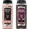 Soeos Himalayan Pink Salt 39 oz + Whole Black Peppercorns