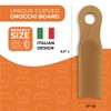 KneadEat Unique Curved Gnocchi Board Paddle, Unique Curved Design for