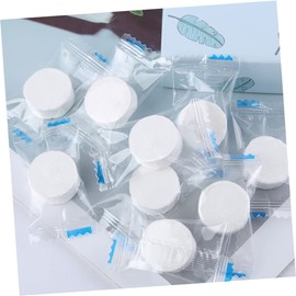 Healeved 100pcs Mini Compressed Towels Non-woven Disposable Tissue Towels for Travel Camping Expands Water