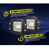 LIGHTFOX 2 PCs Flush Mount LED Pods 5 Inch 30°