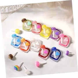 Baluue 60pcs Lollipop Nail Art Decorations Creative Mini Manicure Ornaments for Nail Designs Suitable for Home Salons and Parties