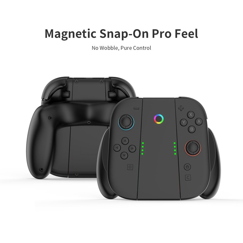 Joy Con Aufladehalterung für NS Switch2, Joy Con Komfortgriff Kompatibel