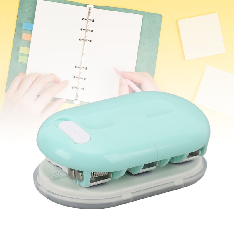 3 Hole Puncher DIY Mini Handheld Paper Punch Loose Leaf