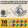 JJ PRIME - 10Pcs Magnetic Clips for Fridge | Colourful