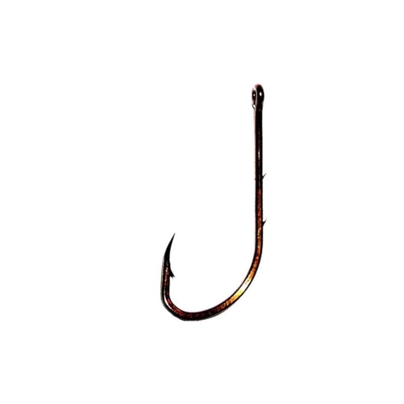 Bait holder, bronze, straight eye. (size 4)