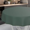 ANRO Oilcloth Tablecloth, Washable, Oilcloth, Garden Tablecloth, Outdoor, Indoor, Round,
