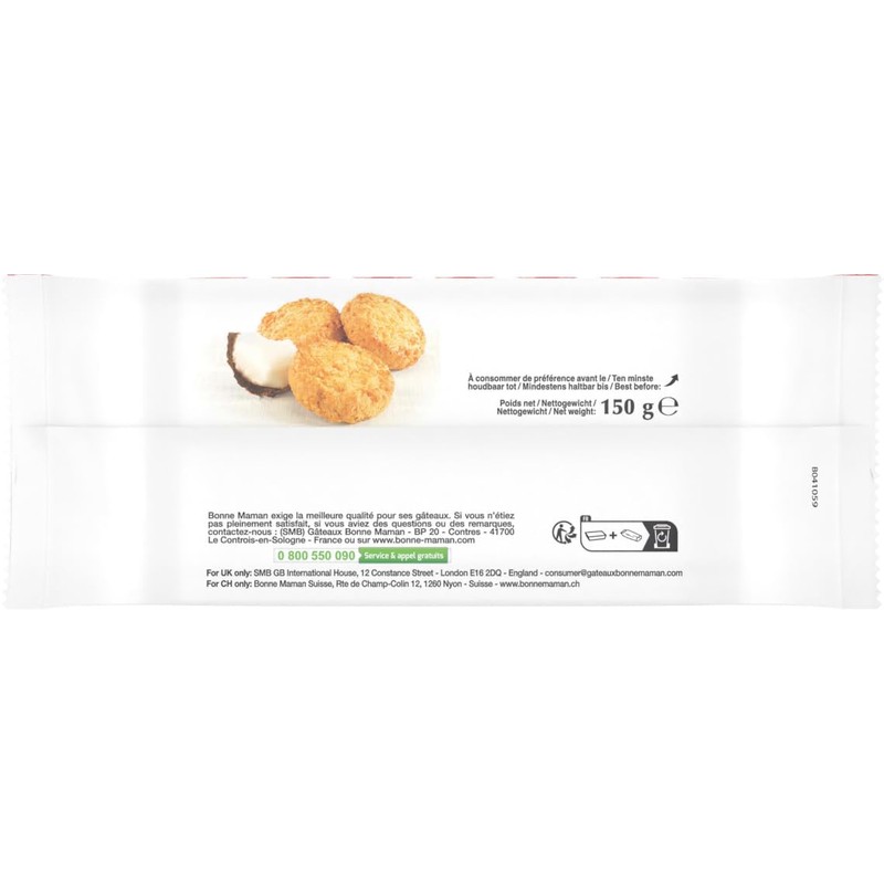 Bonne Maman Croquants noix de coco (150g) - Pastry with