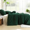 Litanika Dark Emerald Green Twin/Twin XL Comforter Set, 2 Pieces