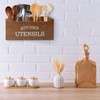 Kitchen Utensil Holder with Drainage Bottom, Extra Large 4 Compartments