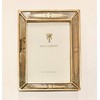 Two's Company Gold Leaf Photo Frames 3.5" X 5"