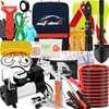 AUTODECO Roadside Emergency Car Kit 95 Pieces