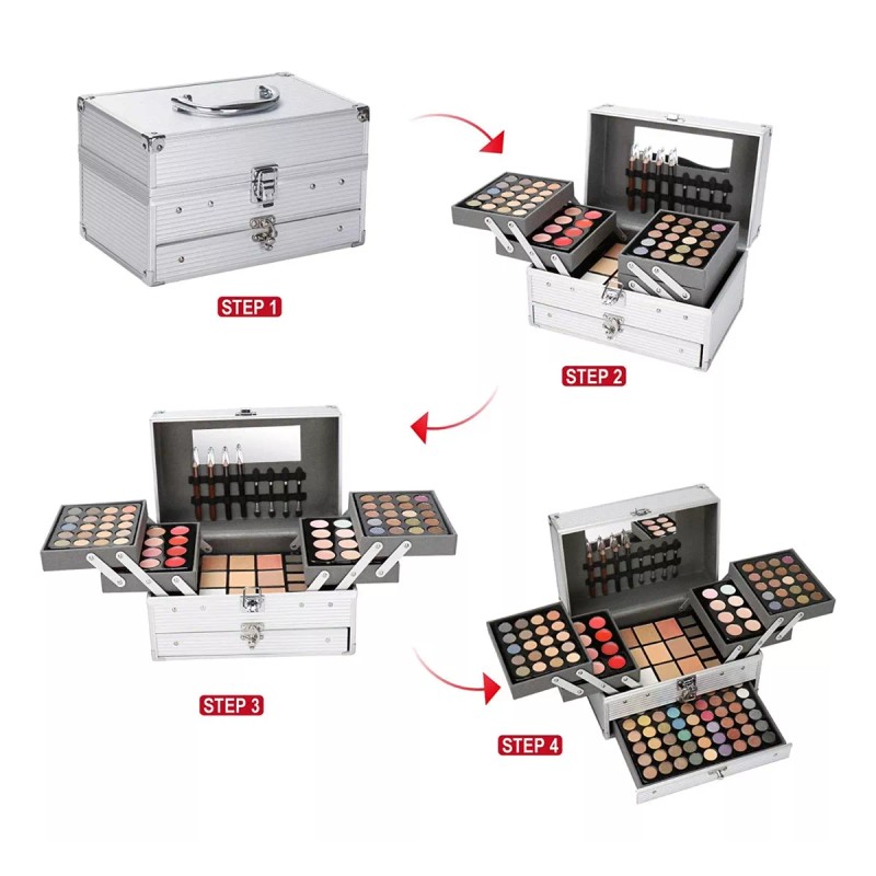Miss Rose 190 - Kit De Maquillaje Para Maquillaje, Paleta
