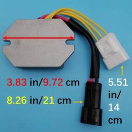Tuzliufi Voltage Regulator Rectifier for Arctic Cat 0630-255 0630-288 Bearcat 3000 5000 Z1 XT M 9000 Norseman Pantera 3000 ProClimb M1100 XF 1100 ProCross F1100 TZ 1 XF Z1 ZR 9000 3000 500 Z969