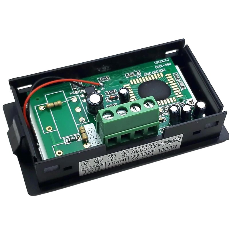 Blue LCD Digital Volt Panel Meter Voltmeter AC 0-600V 4
