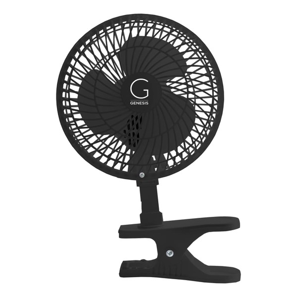 Genesis 6-Inch Clip Convertible Table-Top & Clip Fan Two Quiet
