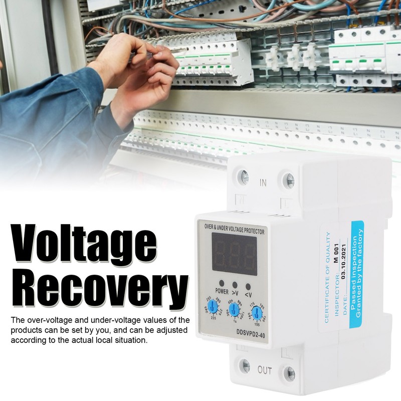 DDSVPD263 Adjustable SelfRecovery Automatic Reset Voltage Protection Device (40A )